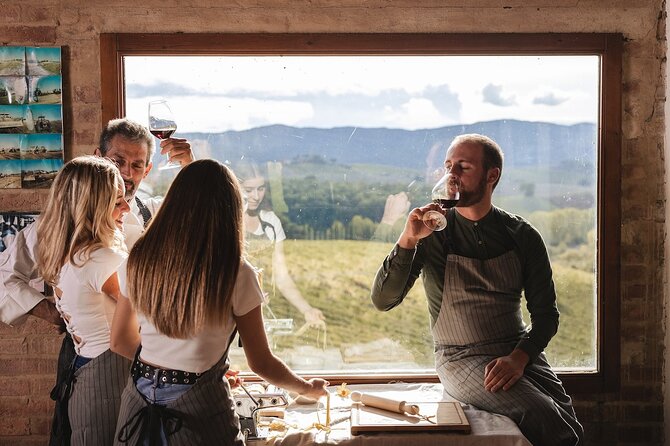 A Brunello Cooking Class with Vineyards View Winery - Preparing pasta with a Tuscan chef