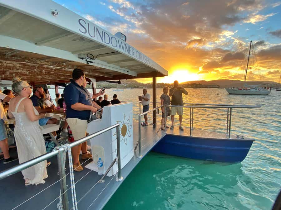 Airlie Beach: 2-Hour Sunset Cruise with Sparkling Wine - A practical safety point at disembarkation