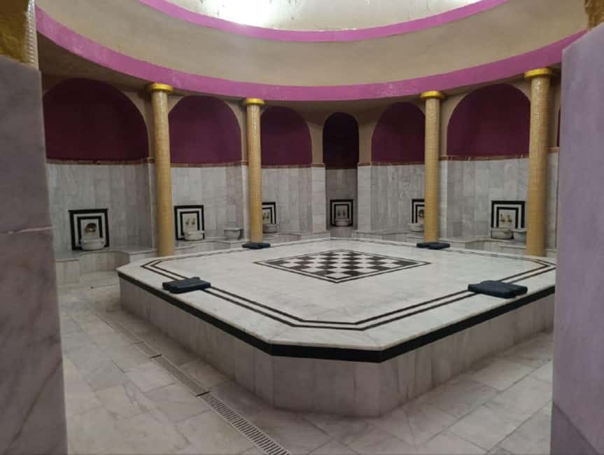 Alanya: Legendary Turkish Bath with Wine and Fruit Plate - Marble stone, foam massage, and peeling scrub