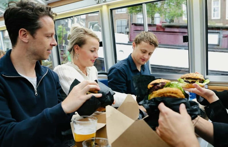 Amsterdam canal cruise with culinary burger or cheese & wine - Is $40 good value?