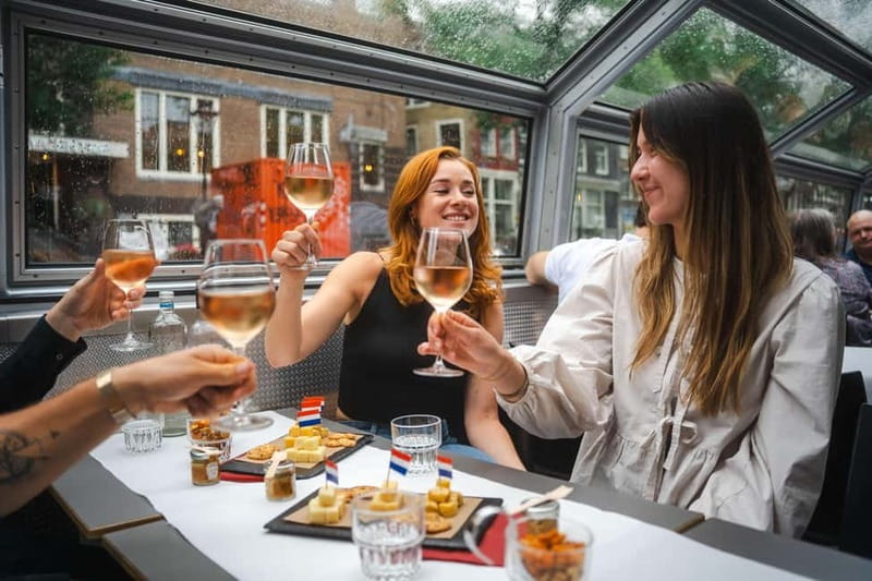 Amsterdam: Cozy Cheese & Wine Cruise Tasting Experience - Key points at a glance