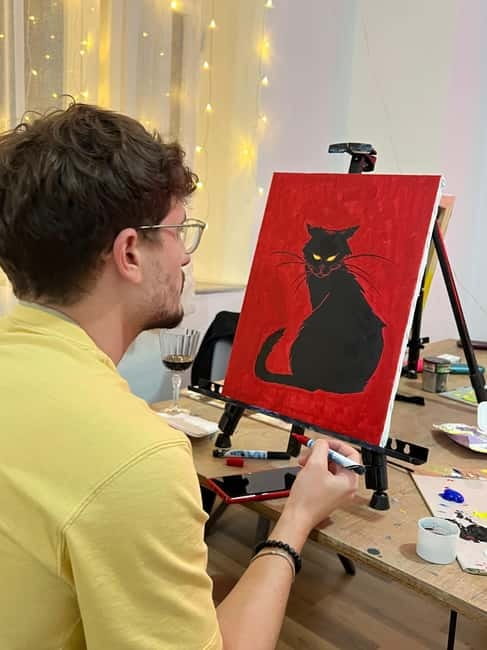 Art & Wine in Tirana - Create Your Souvenir With Us - What the 150-minute session feels like