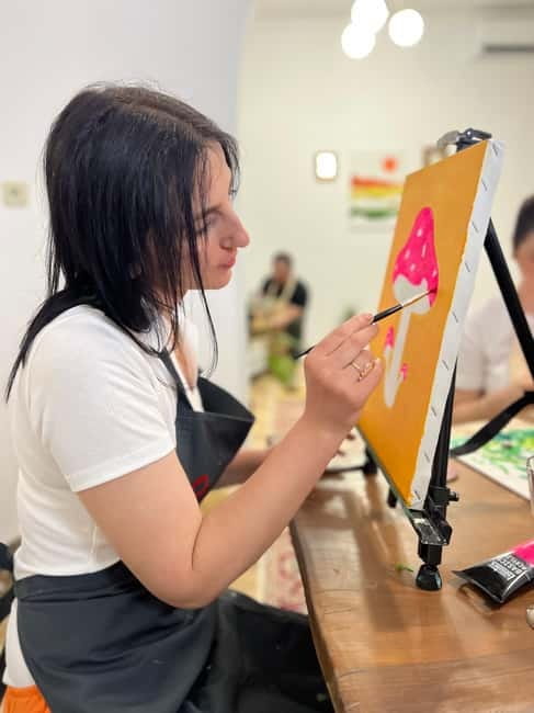 Art & Wine in Tirana - Create Your Souvenir With Us - Finding Muzat Art Cafe & Gallery