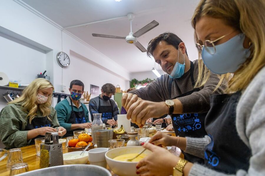 Athens: Food Market Visit and Cooking Class with Wine - The best time to book it