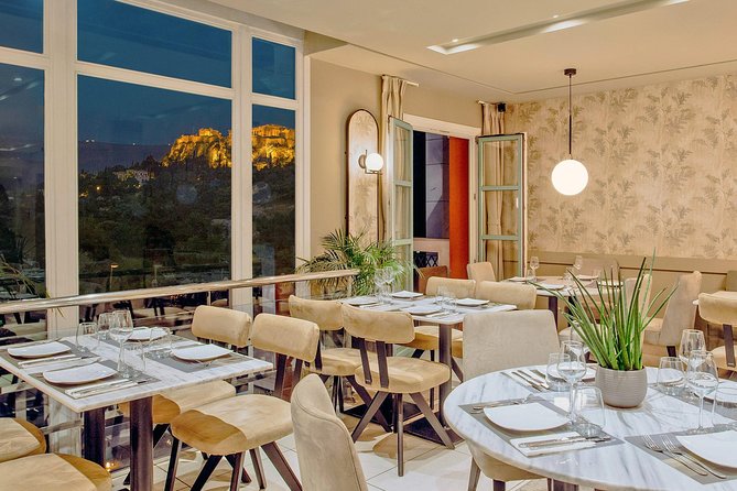 Athens: Greek Wines Tasting with Sommelier and Acropolis Views - Greek tapas make the wine easier to understand
