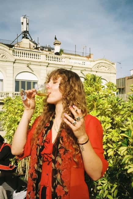 Barcelona: Fun & Unpretentious Rooftop Wine Tasting - Arriving above the city