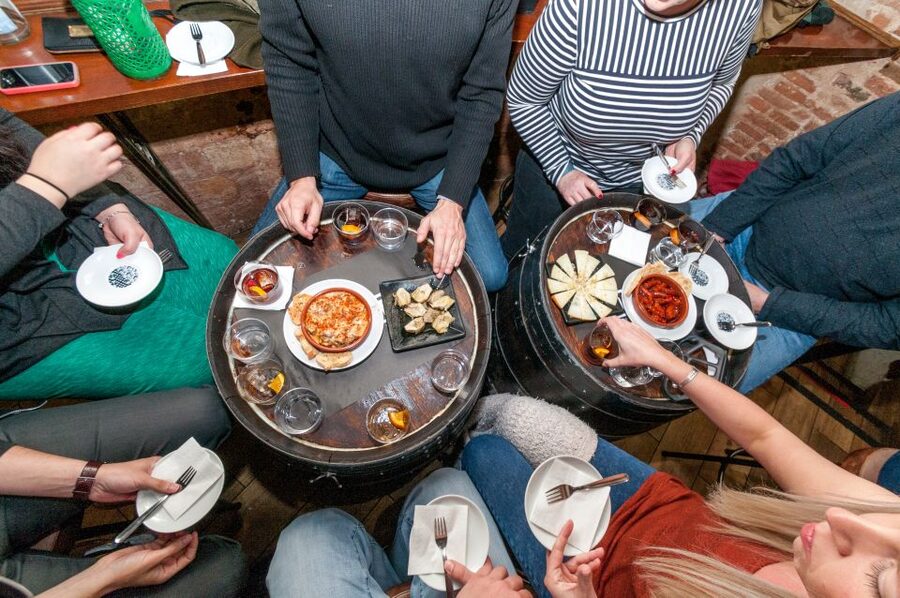 Barcelona Gourmet Food & Wine Tour with Local Expert - Starting beneath La Pedrera in the Eixample