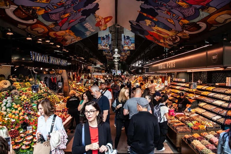 Barcelona: Markets Tour With Food and Wine Tasting Upgrade - Start with La Boquería and Catalan market customs