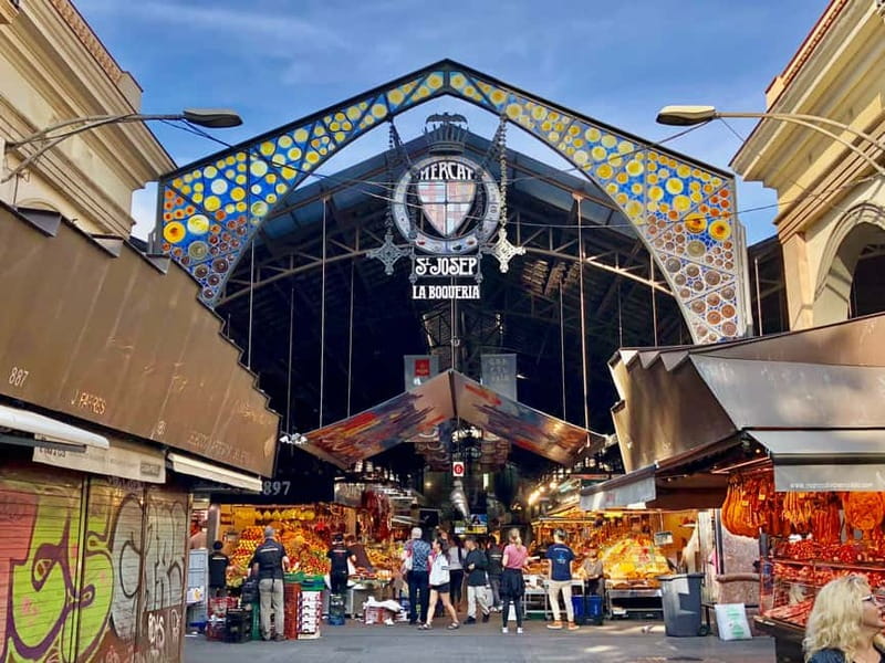 Barcelona: Markets Tour With Food and Wine Tasting Upgrade - La Rambla reveals an older market route