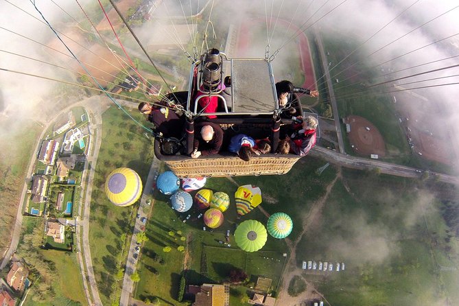 Barcelona: Montserrat Hot Air Balloon Ride with Champagne Toast - The flight: quiet air and changing views