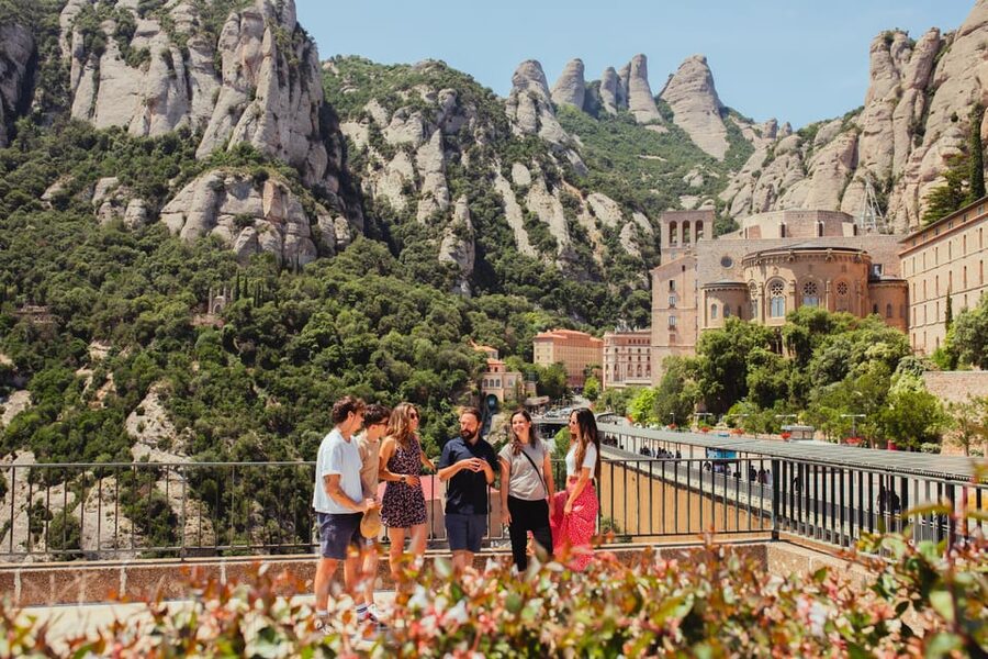 Barcelona: Montserrat with Winery, Lunch, and Train Options - The cogwheel train through the mountain