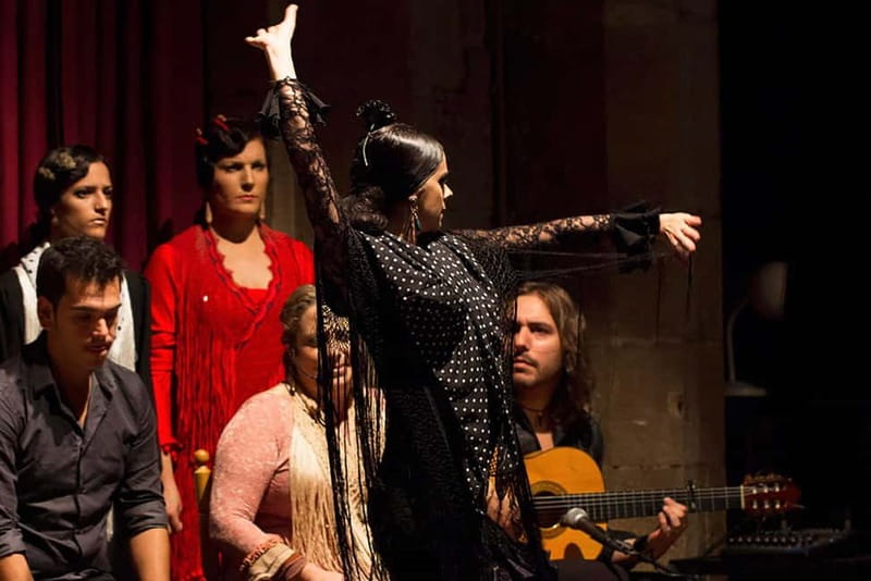 Barcelona: Private Tapas & Wine with Flamenco Show Old Town - Mediterranean tapas at the second bar