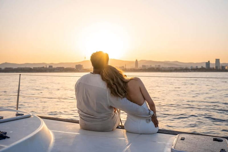 Barcelona: Sunset Catamaran Cruise with Wine and Tapa - Forty-Five Minutes Around Barcelona’s Harbor