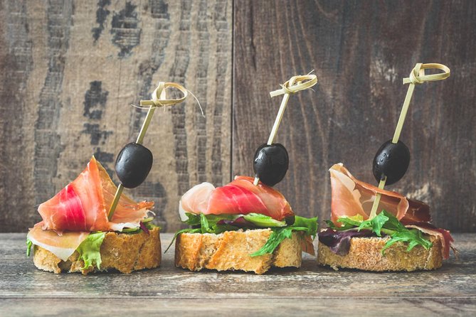 Barcelona Tapas & Wine Private Tour in Traditional Taverns - Stop five: a final choice of pintxos and Spanish wine