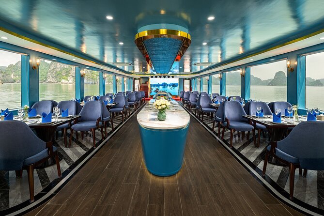 BEST SELLER - Halong 5 Star Day Cruise: Buffet, Wine & Jacuzzi - Boarding at Tuan Chau Marina