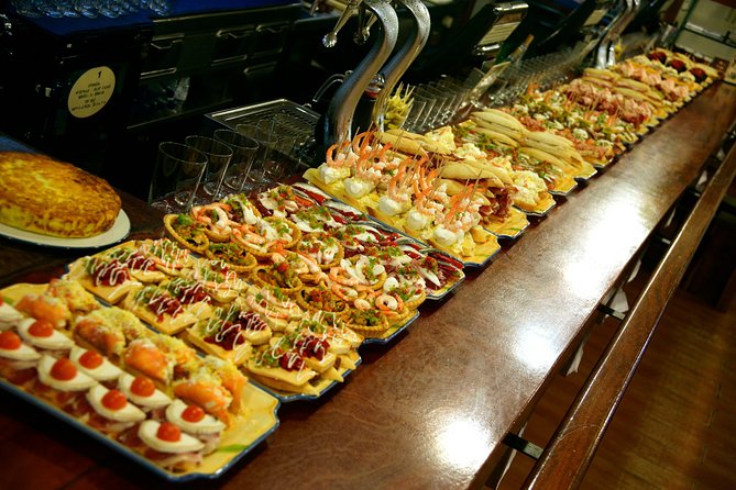 Bilbao Pintxo Tasting Paired With Spanish Wines - Pintxos, one stop at a time