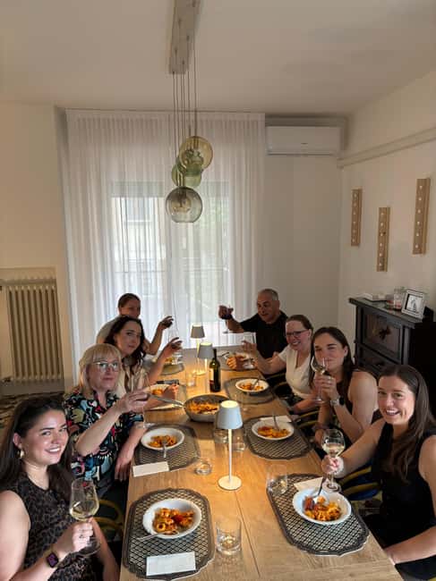 Bologna: 3 Pastas, Tiramisu and Unlimited Wine Tasting - Making tortelloni, tagliatelle and maccheroni
