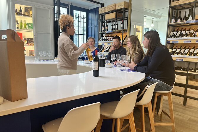 Bordeaux wines tasting workshop including Food & Wine pairings - A friendly one-hour format in central Bordeaux