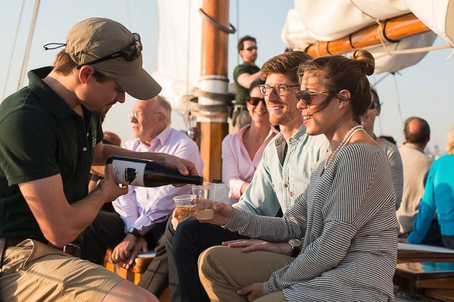 Boston: Harbor Champagne Sunset Sail from Rowes Wharf - Key points at a glance