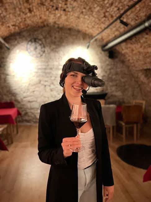 Bratislava: Wine Tasting Experience in the Dark - Entering the cellar on Michalská Street