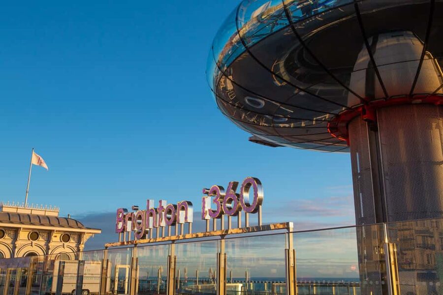 Brighton: i360 Entry & Champagne (Soft Drink for Under 18s) - The included drink and the Sky Bar
