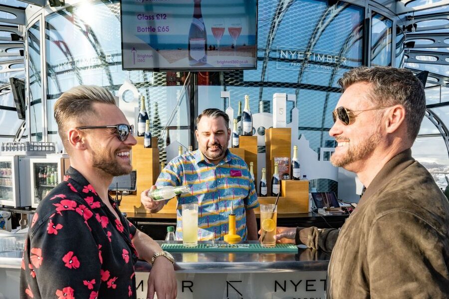 Brighton: i360 Entry & Champagne (Soft Drink for Under 18s) - What the 25-minute visit feels like