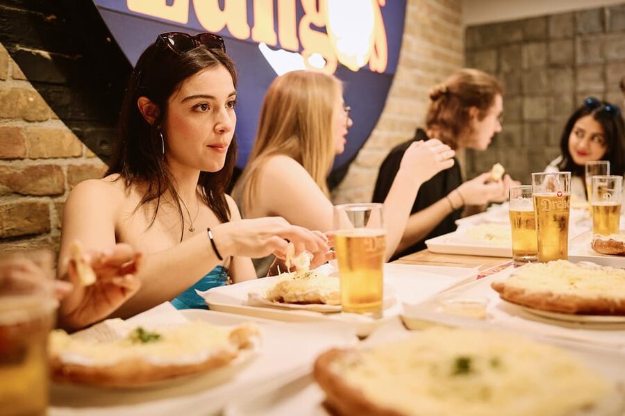 Budapest: Guided Food Tour with Wine, Beer, and Shots - Sit-down dishes and Hungarian sweets