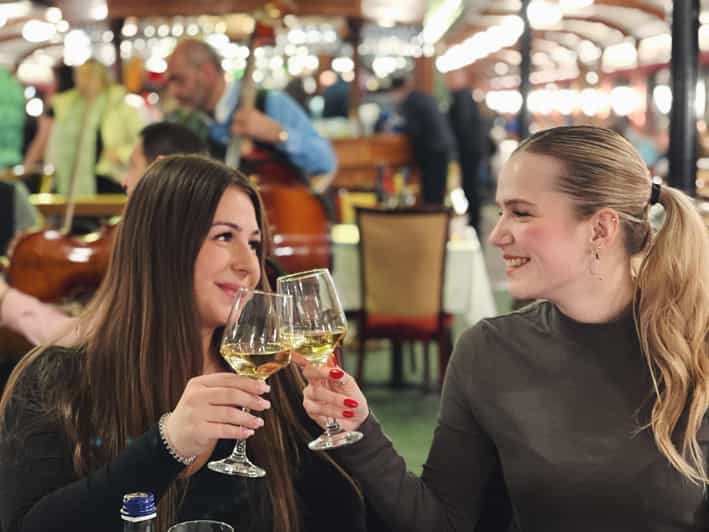 Budapest: Wine & Dine Cruise on the Danube - Five wines and five tasting meals