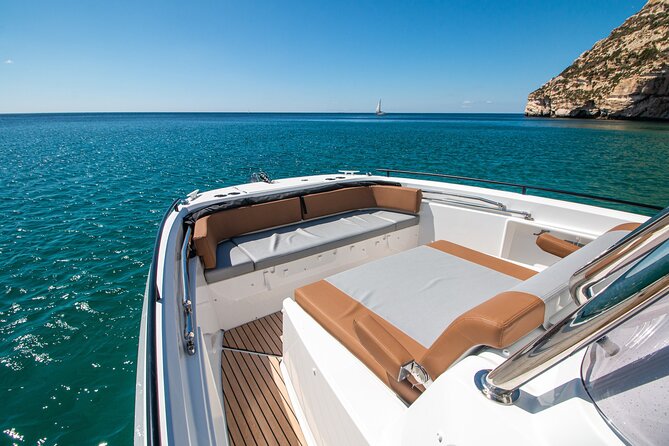 Cagliari 3 Hours Luxury Motorboat Tour - Wine and Snorkeling - Cala Fighera, Calamosca, and Sant’Elia from the water