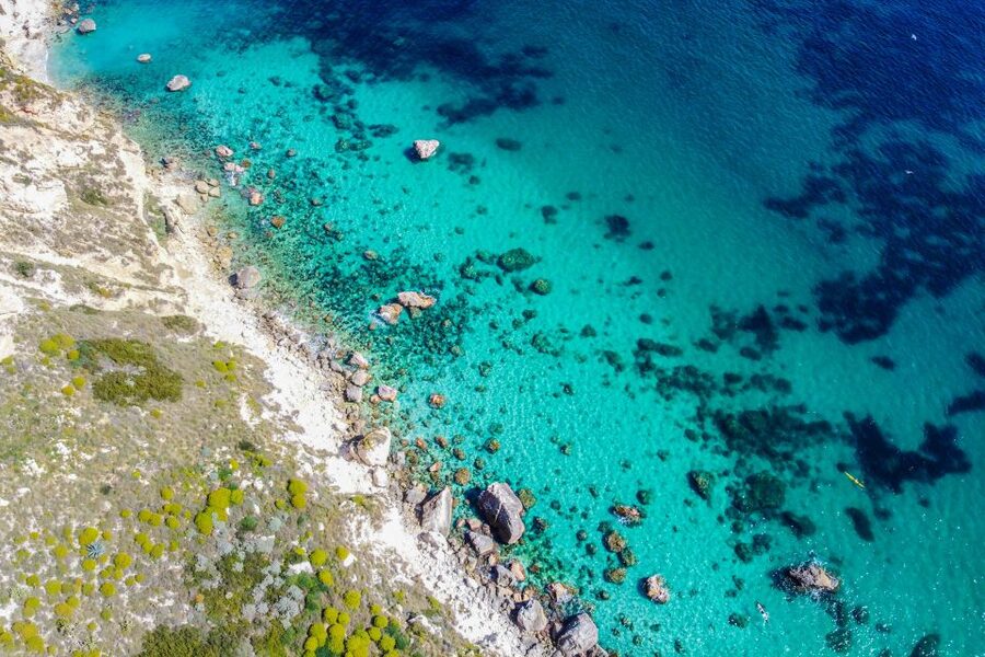 Cagliari: Luxury Motorboat Tour with 3 Swim Stops & Wine - The final stop near Sella del Diavolo