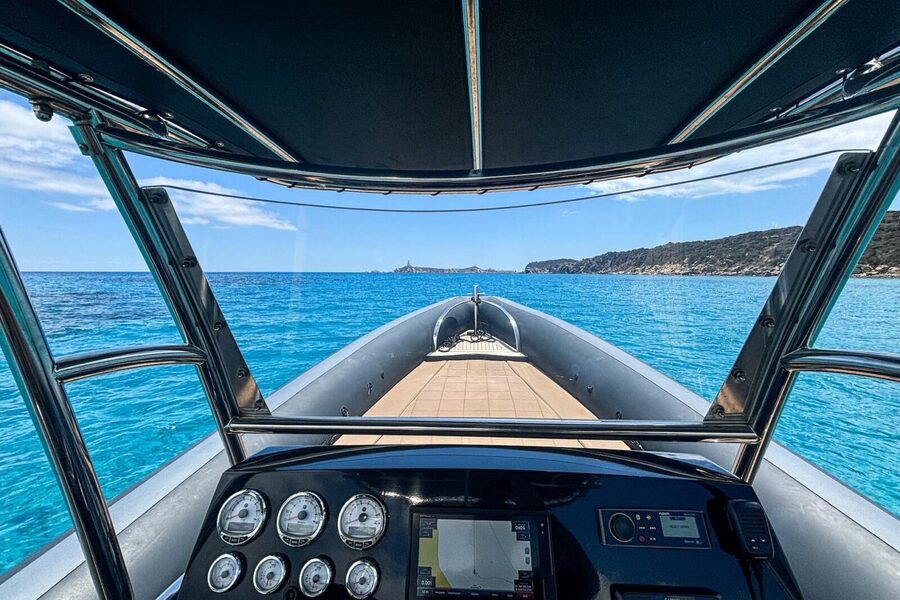 Cagliari: Zodiac Boat Tour, 3-4 SwimStops, Wine & Snorkeling - Leaving Marina Piccola for the Devil’s Saddle