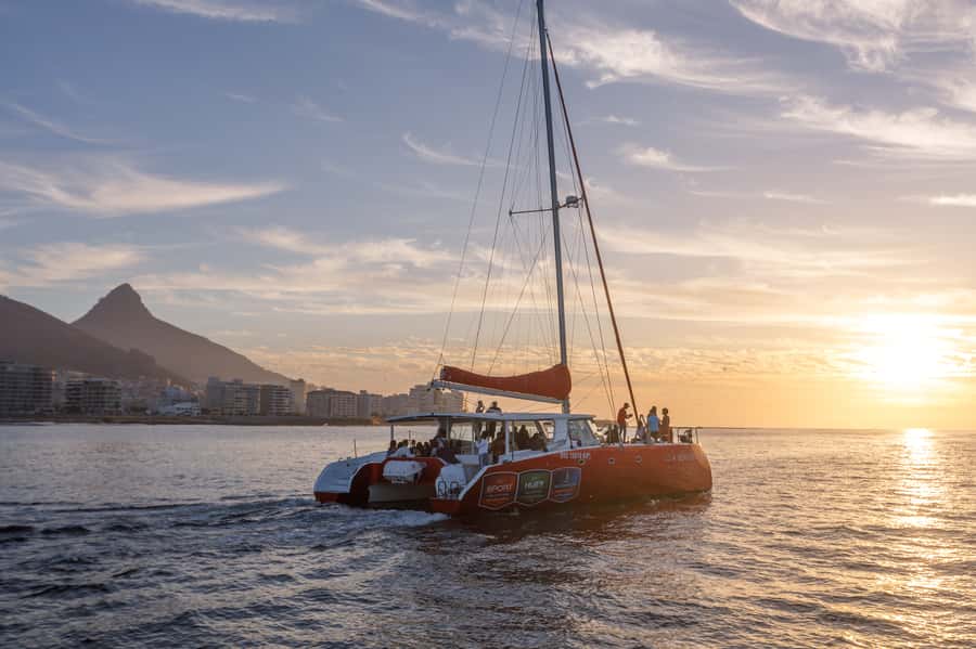 Cape Town: Catamaran Champagne Sunset Cruise - The Atlantic seaboard route toward Clifton