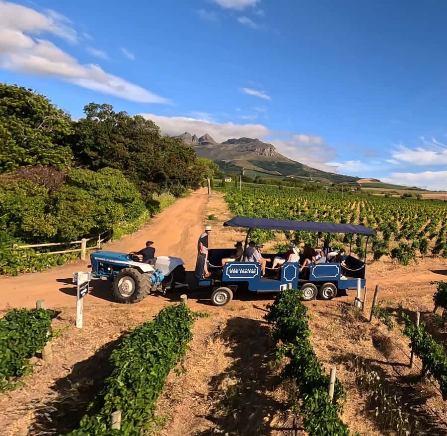 Cape Town: Stellenbosch Hop-On Hop-Off Tractor Transfer - Starting at Eikendal Wine Estate