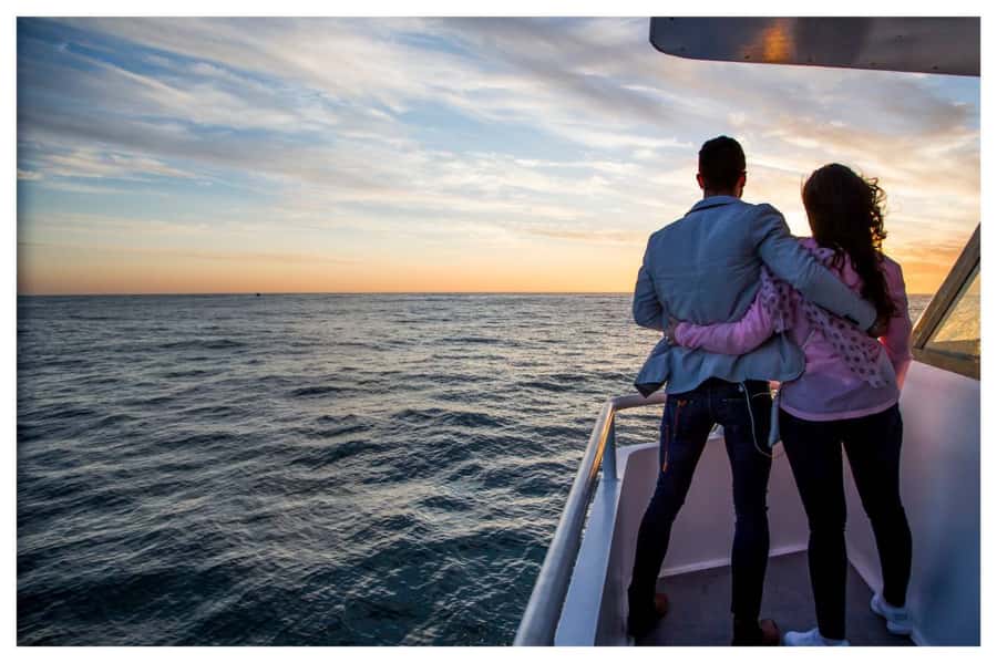 Cape Town: Sunset Champagne Cruise - Leaving the Harbor With Table Mountain Behind You