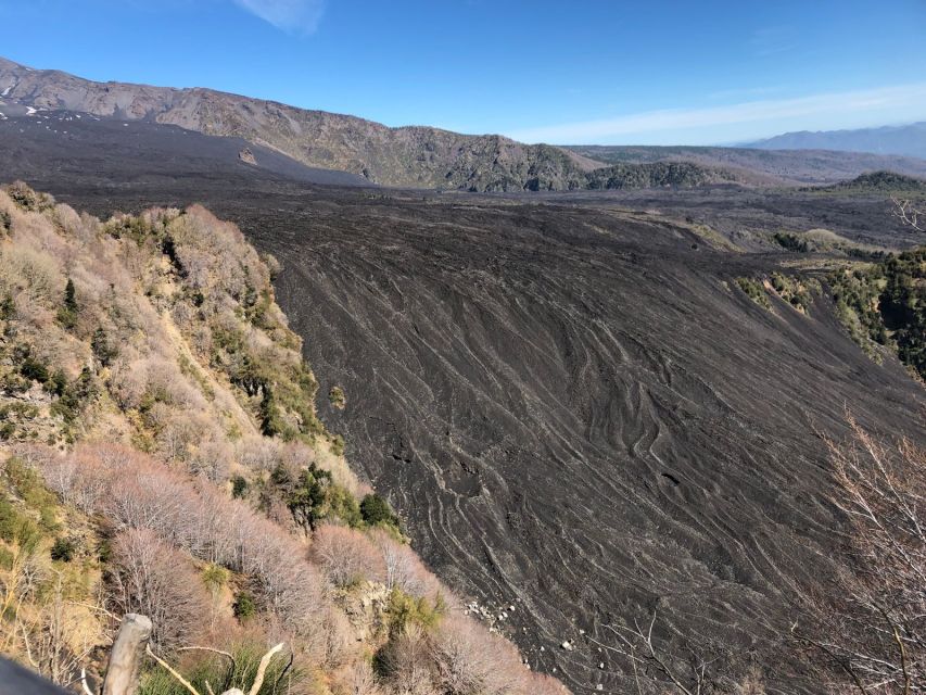 Catania: Mount Etna Sunset Tour and Etna Doc Wine - Crossing the 1792 lava flow on SP92