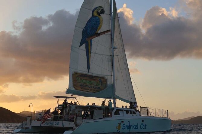 Champagne Sunset Sail from Margaritaville - Setting sail from Smith Bay at 4:30 p.m.