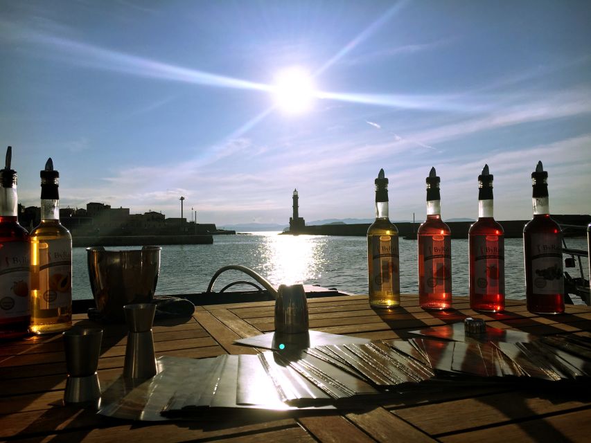 Chania: Wine, Food, and Sunset Tour with 3-Course Dinner - The Old Venetian Harbour at sunset