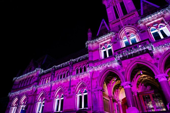 Christmas Mulled Wine Walk of Winchester - Winchester High Street under Christmas lights