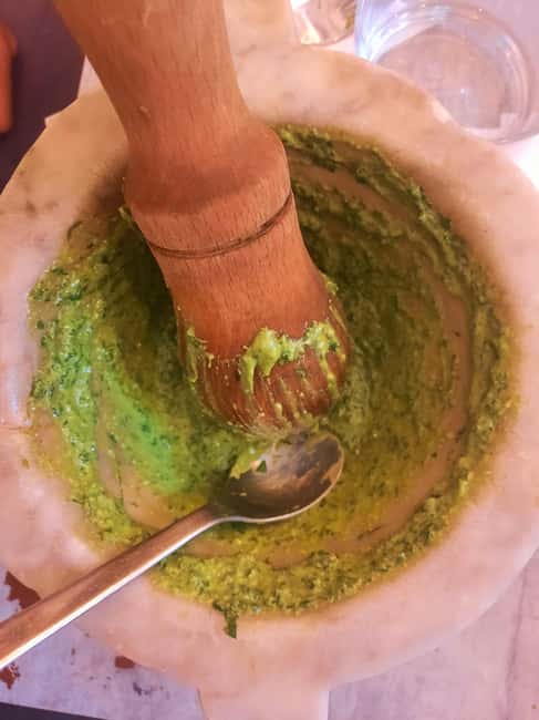 Cinque Terre: Pesto Making Class with Wine and Food Tasting - Choosing between 12:30, 3:00, and 5:30