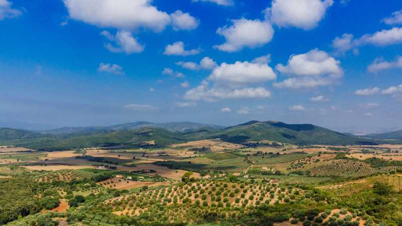 Civitavecchia: Tuscany Full-Day Guided Trip w/Wine Tasting - Cascate del Mulino and Saturnia’s warm pools