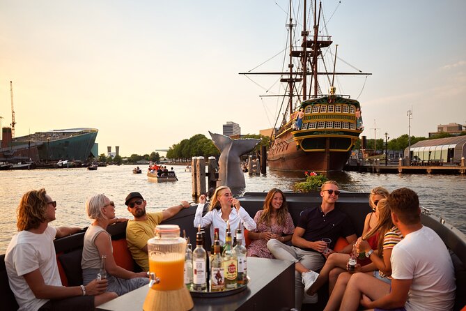 Classic Salonboat Tour in Amsterdam Including Cheese and Wine - The canal ring and the Jordaan
