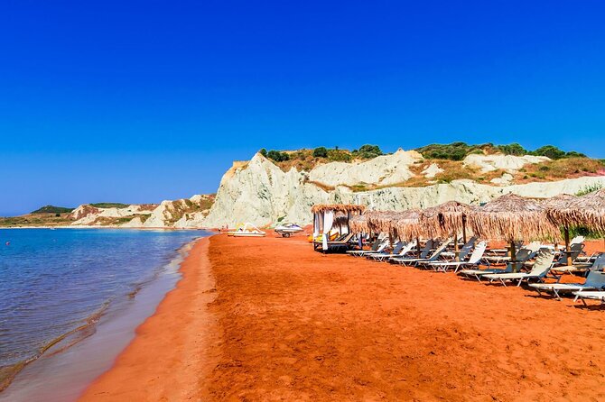 Cruise to White Rocks & Xi Beach with lunch and wine - Mania Beach and the red clay cliffs
