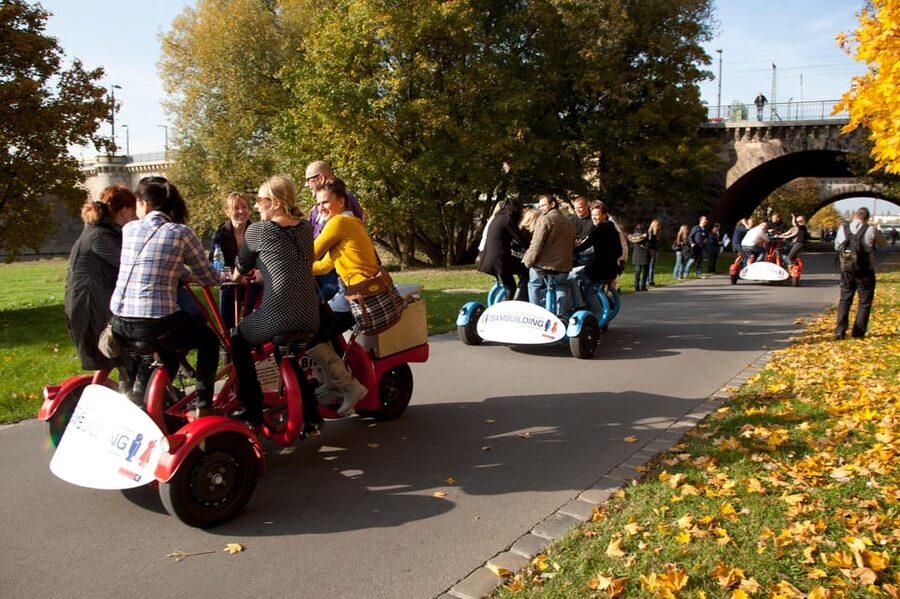 Dresden Bike Tour with Wine Tasting - Seeing Dresden’s historic center from a shared bike