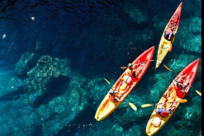 Dubrovnik: Sunset Kayaking & Snorkeling with water &wine - Around Lokrum without landing on the island