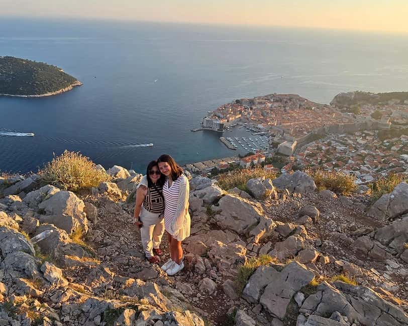 Dubrovnik Sunset Tour with Scenic Views and Local Wine - Hotel Adria for a wider coastal view