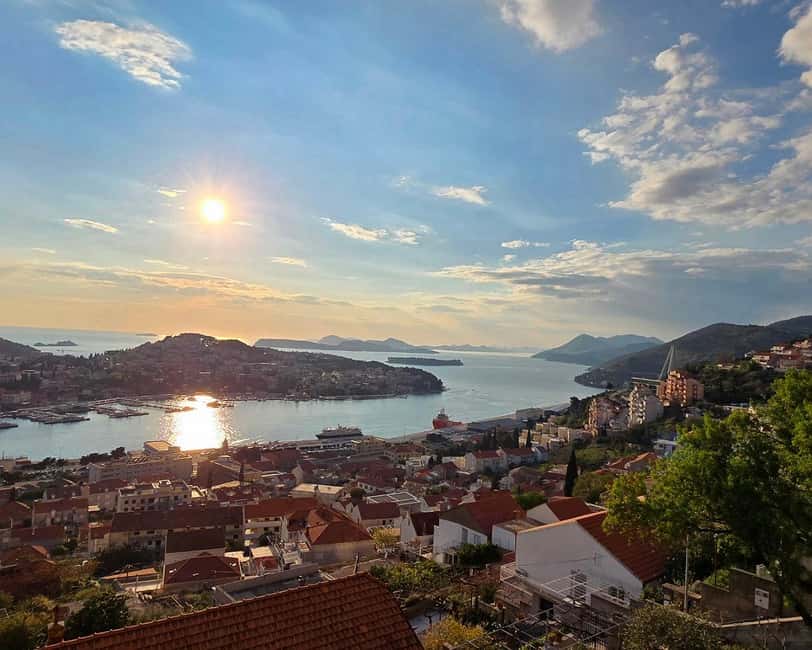 Dubrovnik Sunset Tour with Scenic Views and Local Wine - The sunset stop and the local wine question