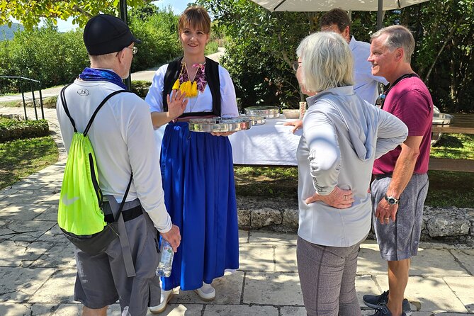 E-Bike Tour + Gourmet Snack + Wine Tasting (Small Group) - Ljuta’s old mills and local tastes