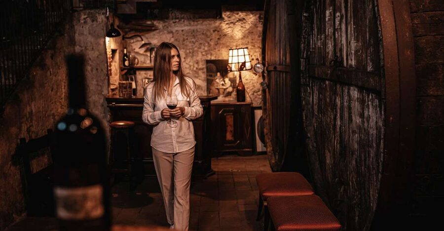 Etna Urban Winery, Vineyard Walk & Sunset Tasting Dinner - Inside the 1790 palmento