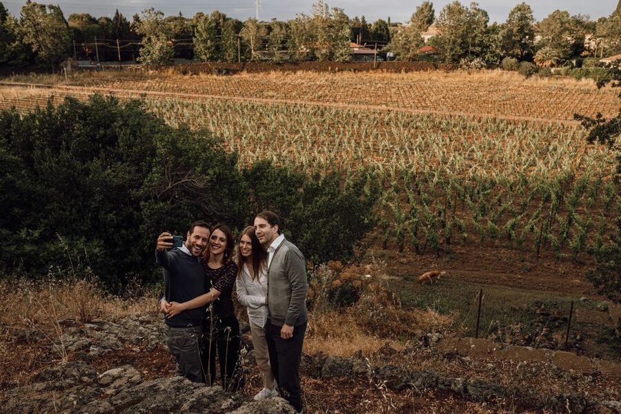 Etna Urban Winery, Vineyard Walk & Sunset Tasting Dinner - Four Etna wines, four small pairings