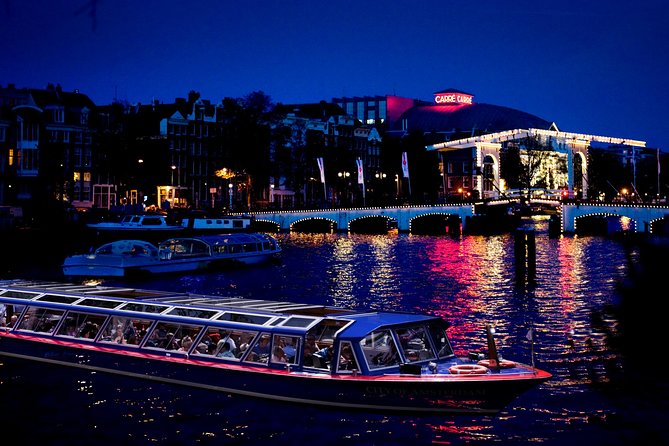 Evening Canal Cruise in Amsterdam with Wine & Cheese Option - Boarding near the Blue Boat Company